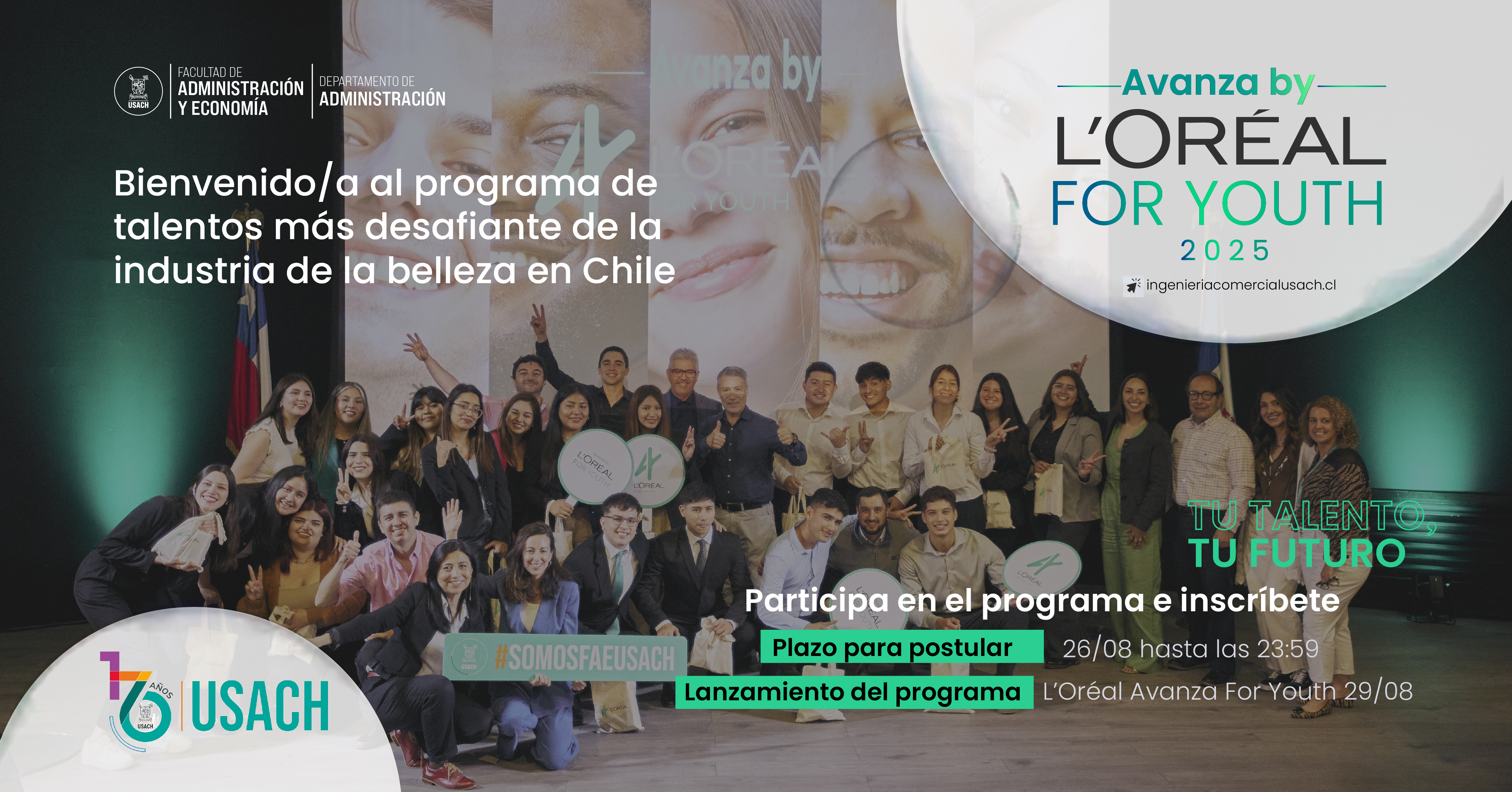 PROGRAMA AVANZA BY L'ORÉAL FOR YOUTH 2025